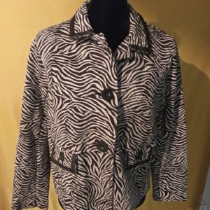 🎀Jm collection women's blazer size large.